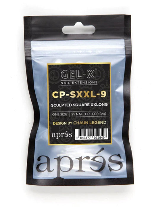 *APRES TIPS - #00 CHAUN LEGEND SCULPTED SQUARE XXL REFILL - Purple Beauty Supplies