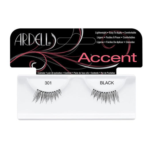 ARDELL ACCENT LASH 301 BLACK - Purple Beauty Supplies