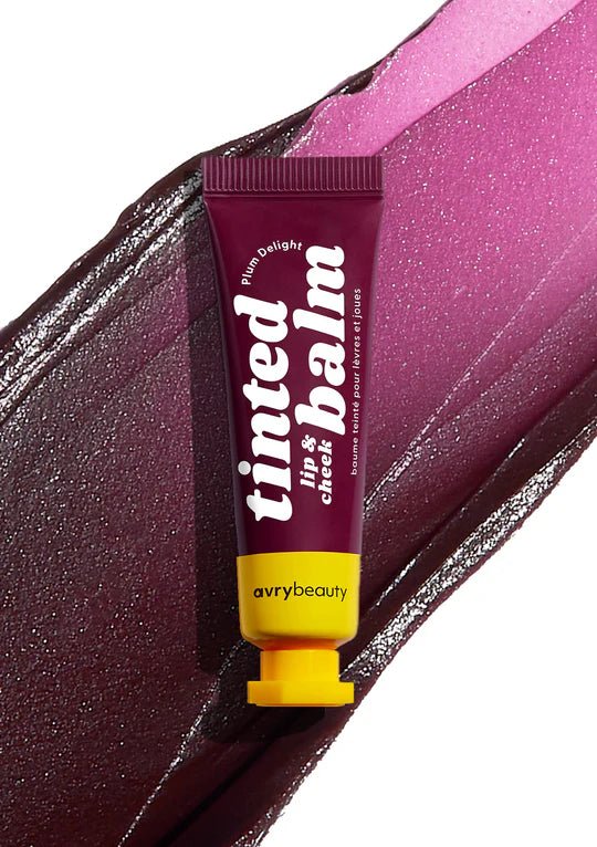 AVRY BEAUTY LIP & CHEEK TINTED BALM - PLUM DELIGHT - Purple Beauty Supplies