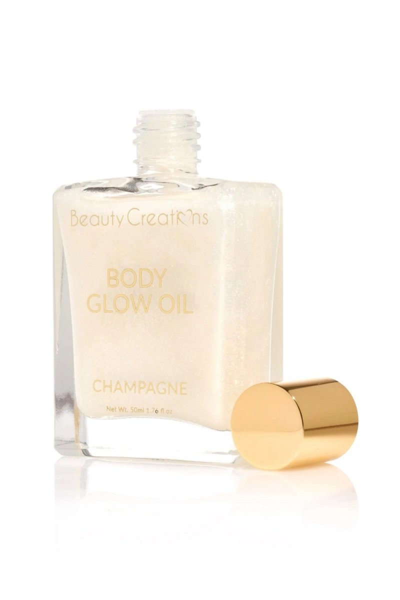 BEAUTY CREATIONS BODY GLOW OIL 50 ML - CHAMPAGNE - Purple Beauty Supplies