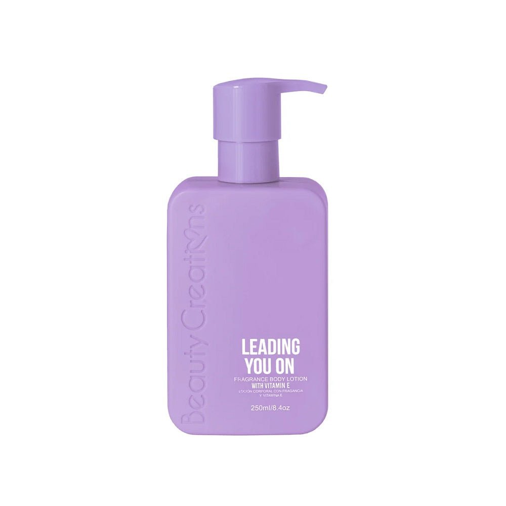 BEAUTY CREATIONS BODY LOTION- LEADING YOU ON 8.4 oz / 250 ml - Purple Beauty Supplies