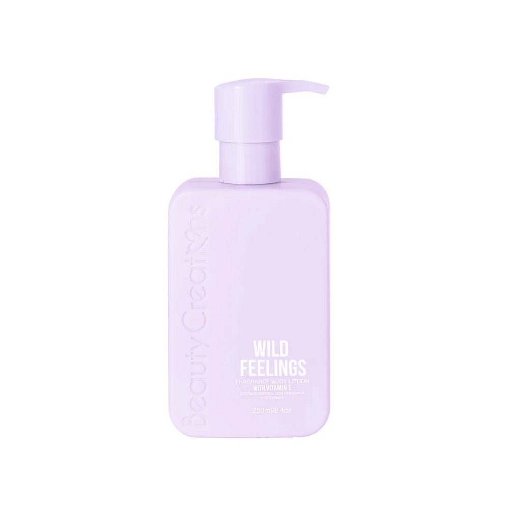 BEAUTY CREATIONS BODY LOTION- WILD FEELINGS 8.4 oz / 250 ml - Purple Beauty Supplies