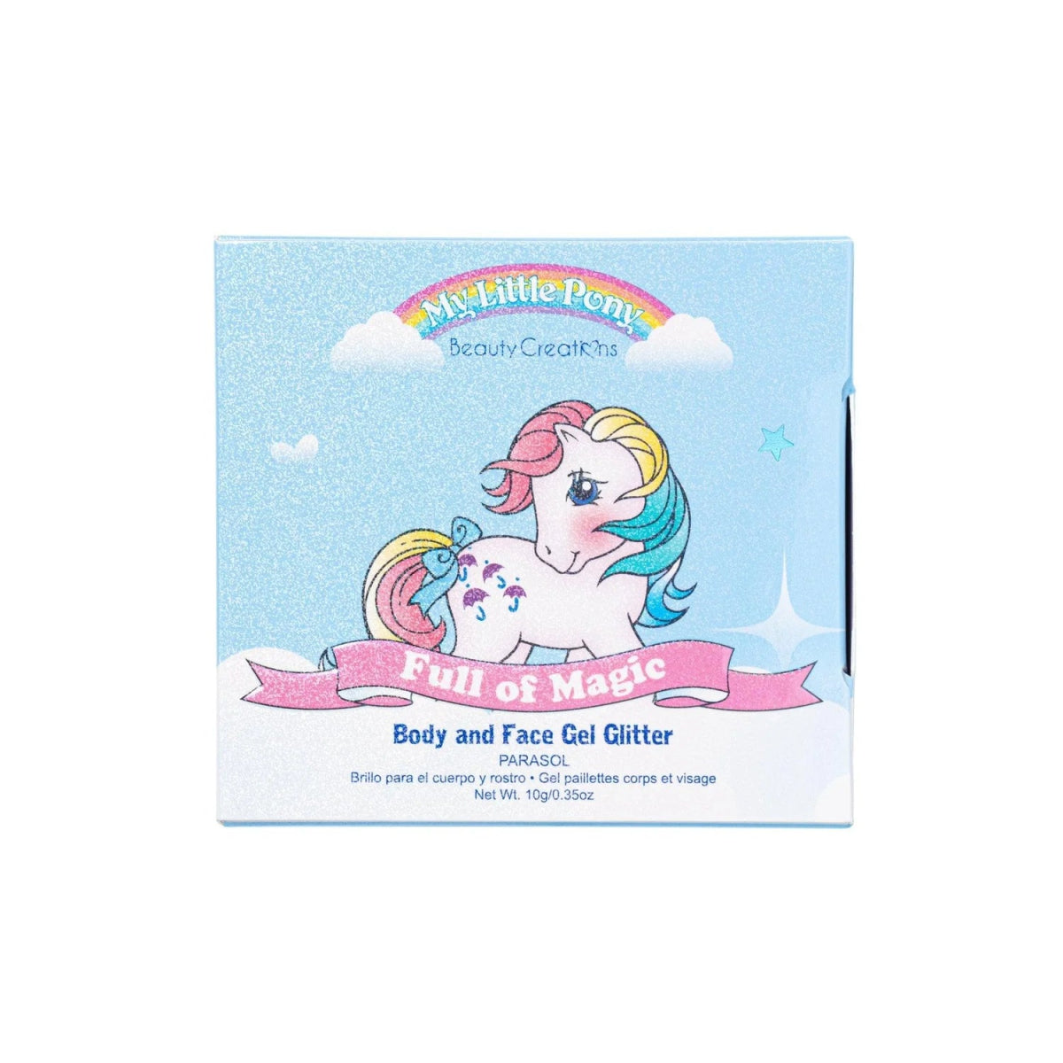 BEAUTY CREATIONS MY LITTLE PONY - FULL OF MAGIC FACE & BODY GLITTER BLOSSOM - Purple Beauty Supplies