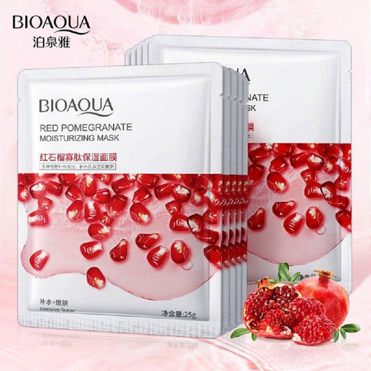 *BIOAQUA RED POMEGRANATE SHEET MASK - Purple Beauty Supplies