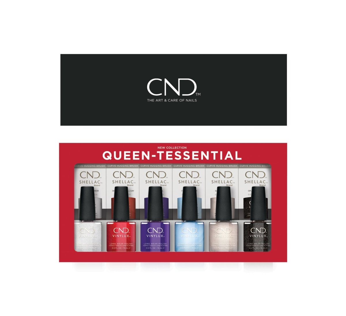 CND QUEEN - TESSENTIAL SHELLAC & VINYLUX 12 PK - Purple Beauty Supplies