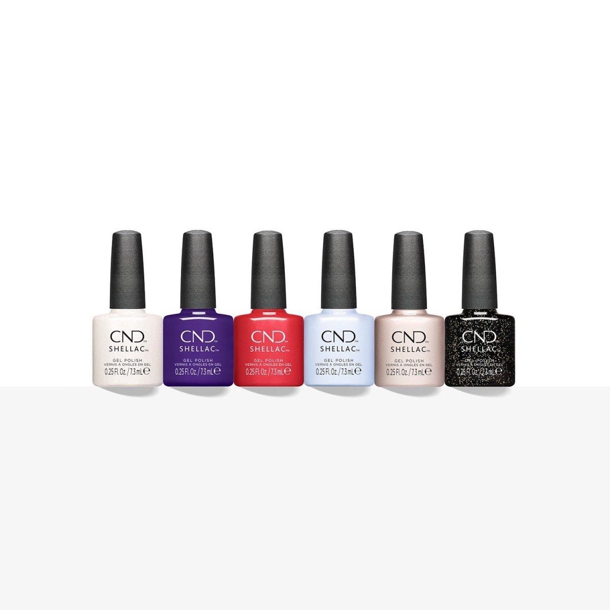 CND QUEEN - TESSENTIAL SHELLAC & VINYLUX 12 PK - Purple Beauty Supplies