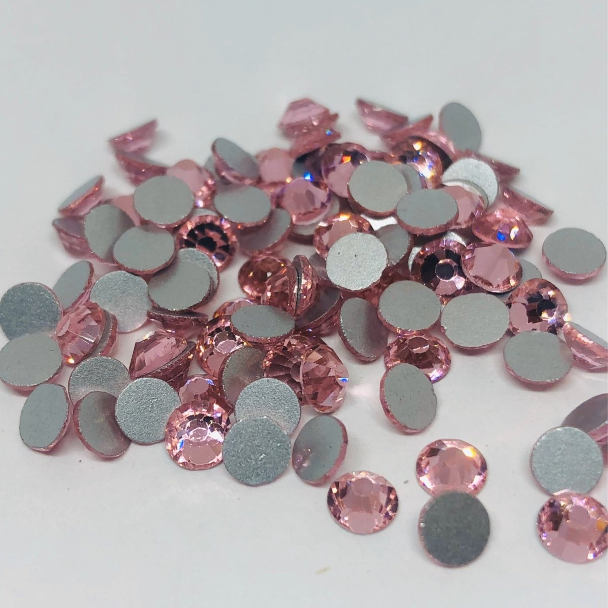 CRYSTAL RHINESTONES 1440 PCS LIGHT ROSE SS8 - Purple Beauty Supplies