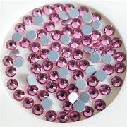 CRYSTAL RHINESTONES 1440 PCS ROSE SS3 - Purple Beauty Supplies