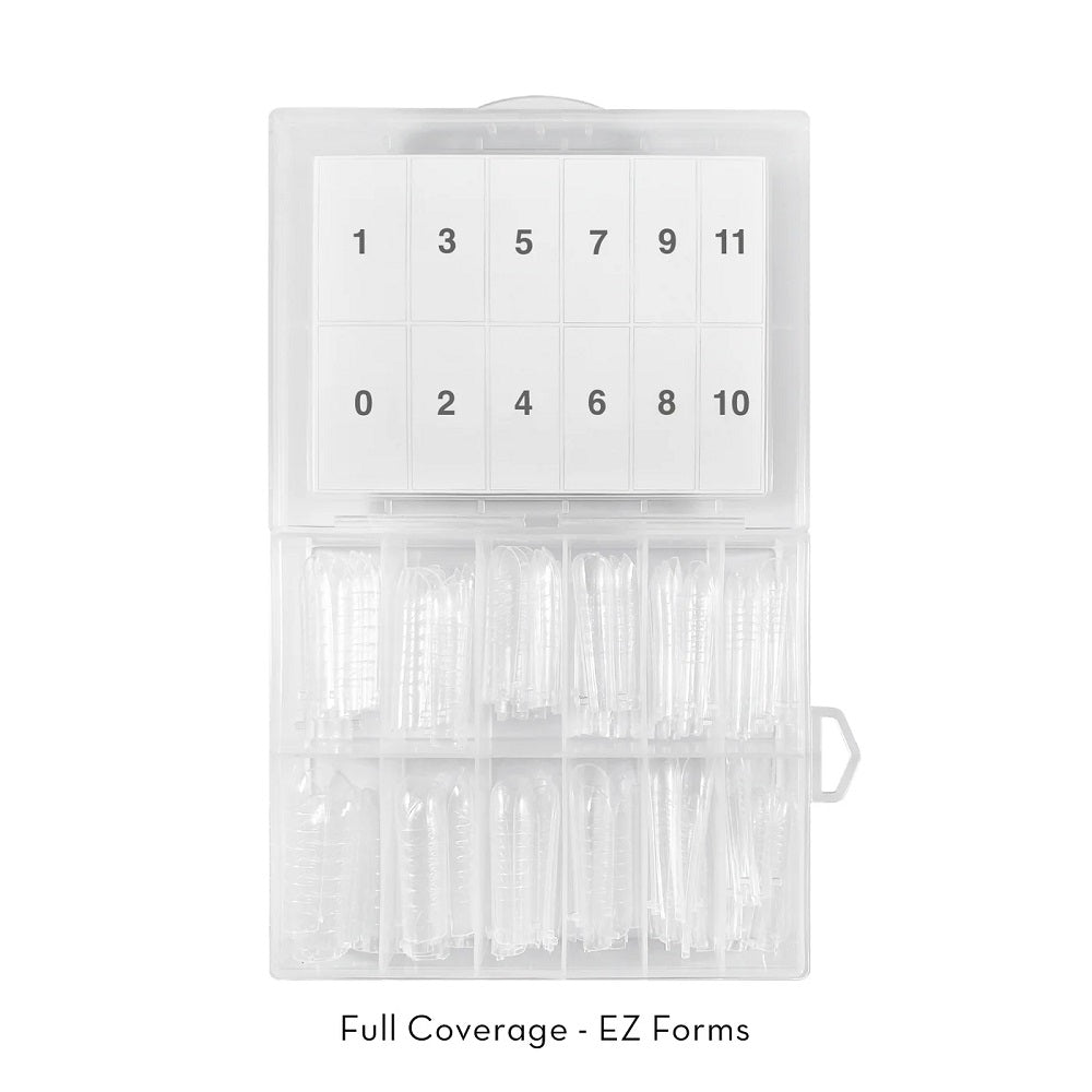 FUZION EZ FORMS FULL COVERAGE TIPS 120 PC - Purple Beauty Supplies