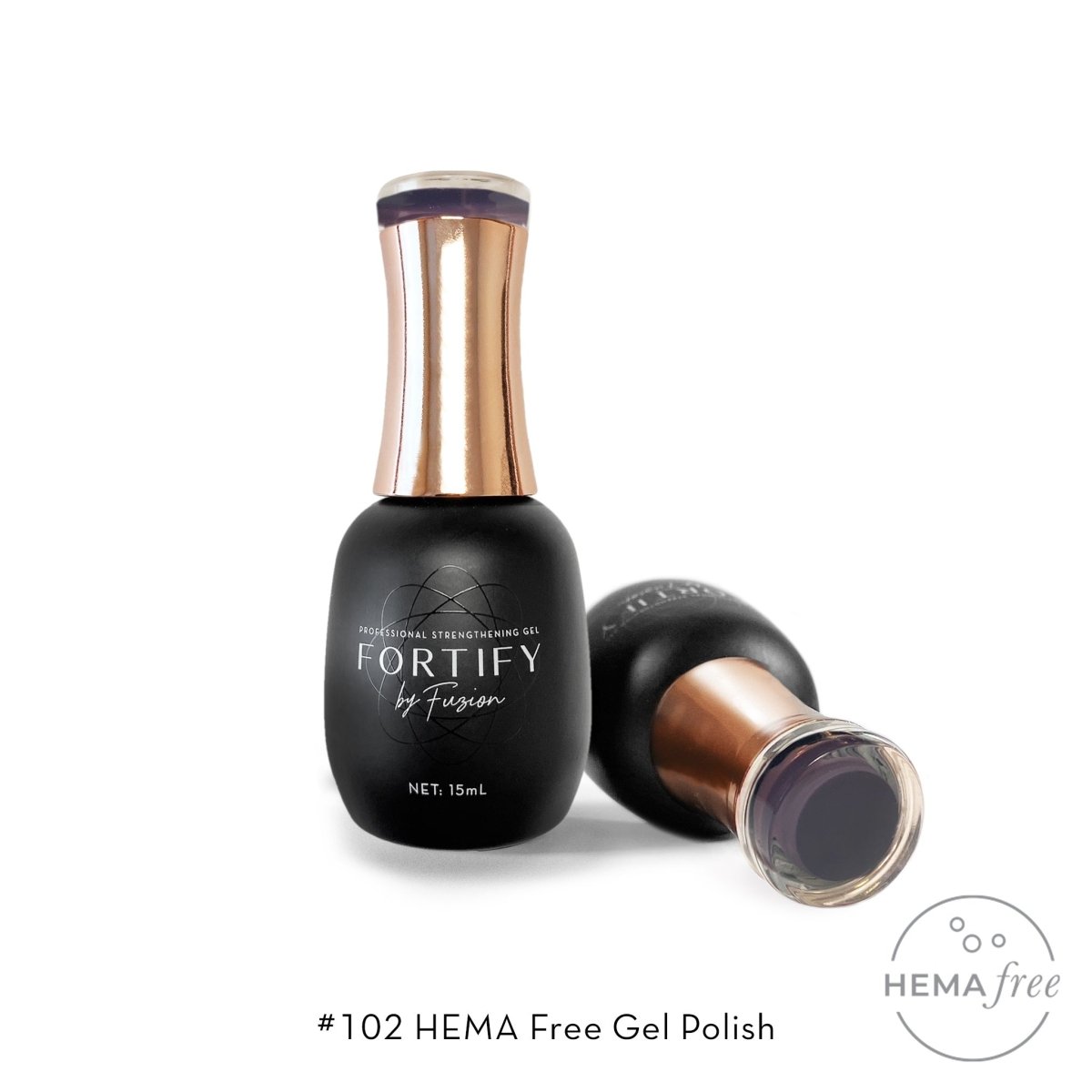 FUZION FORTIFY HEMA FREE GEL POLISH 102 15 ML - Purple Beauty Supplies