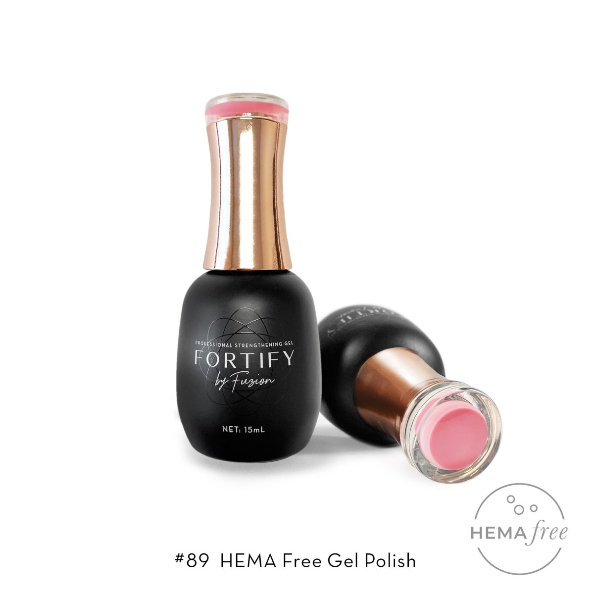 FUZION FORTIFY HEMA FREE GEL POLISH 89 15 ML - Purple Beauty Supplies