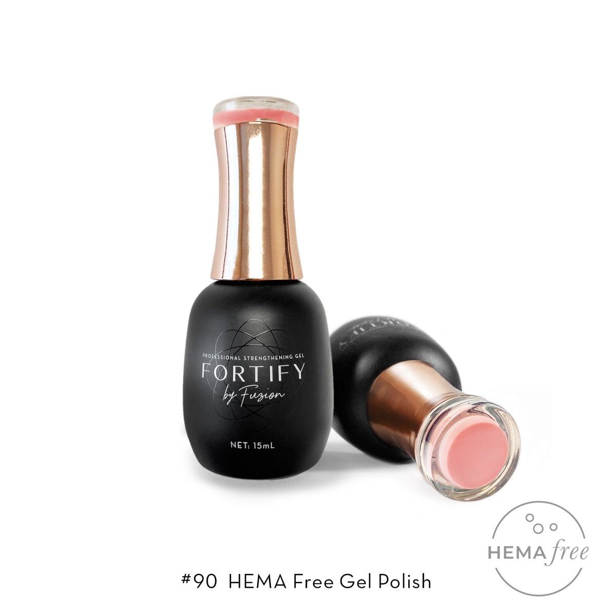 FUZION FORTIFY HEMA FREE GEL POLISH 90 15 ML - Purple Beauty Supplies