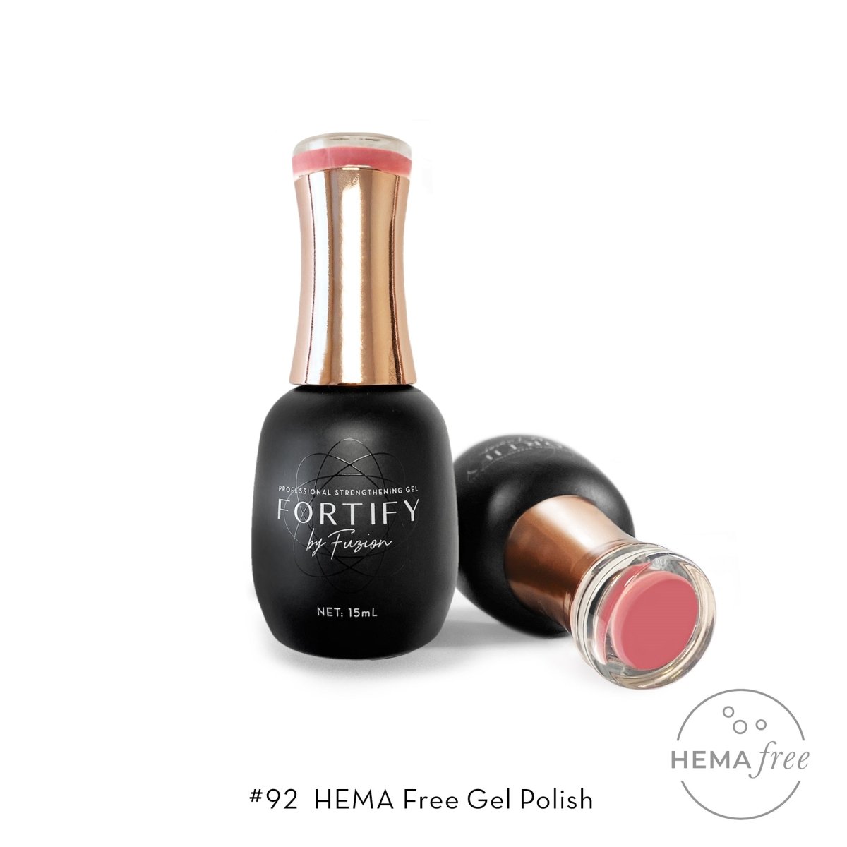 FUZION FORTIFY HEMA FREE GEL POLISH 92 15 ML - Purple Beauty Supplies