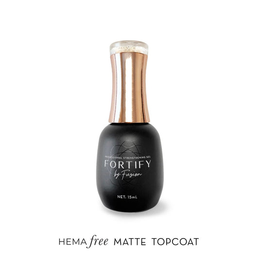 FUZION FORTIFY HEMA FREE MATTE TOPCOAT 15 ML - Purple Beauty Supplies