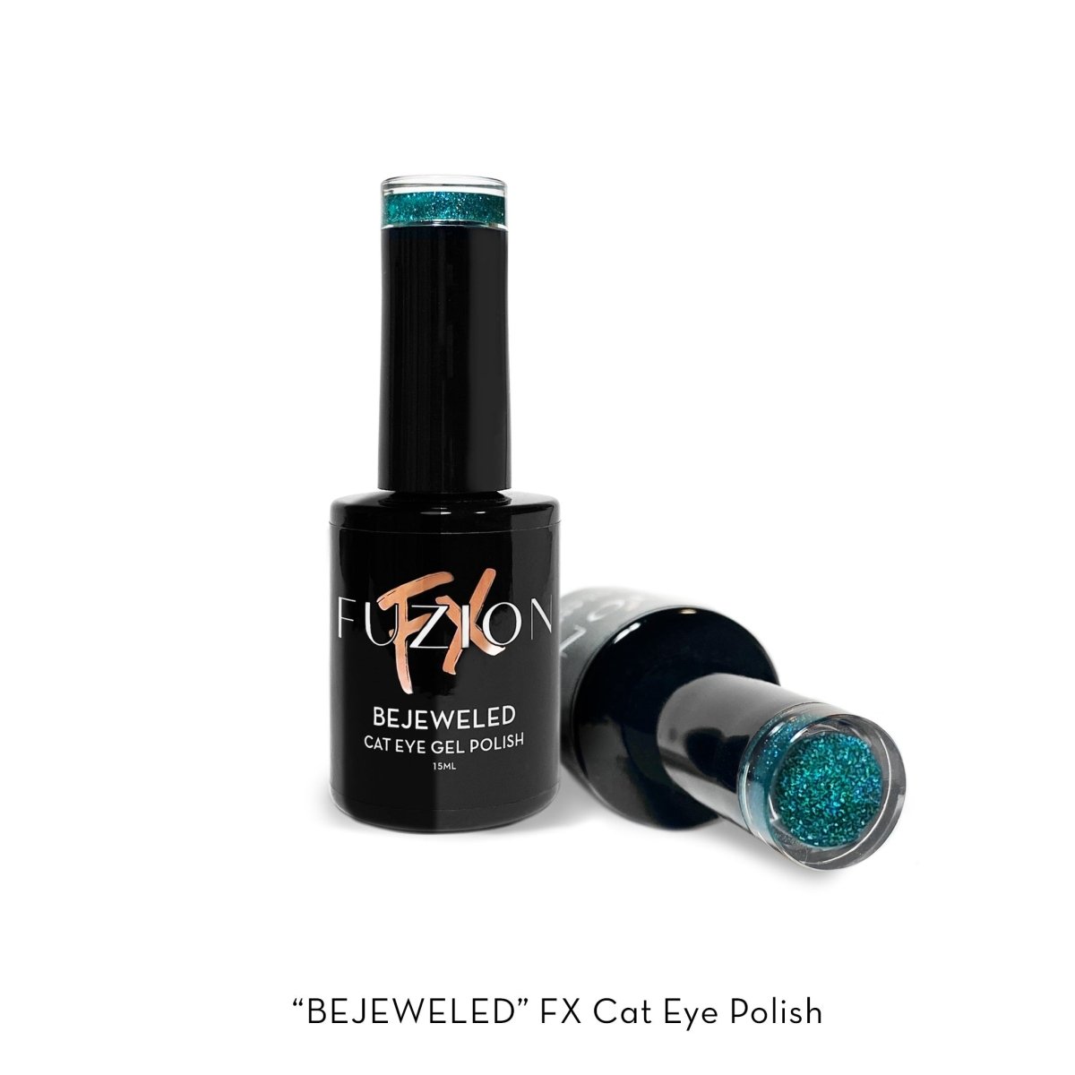 FUZION FX CAT EYE BEJEWELED HEMA FREE GEL POLISH 15 ML - Purple Beauty Supplies