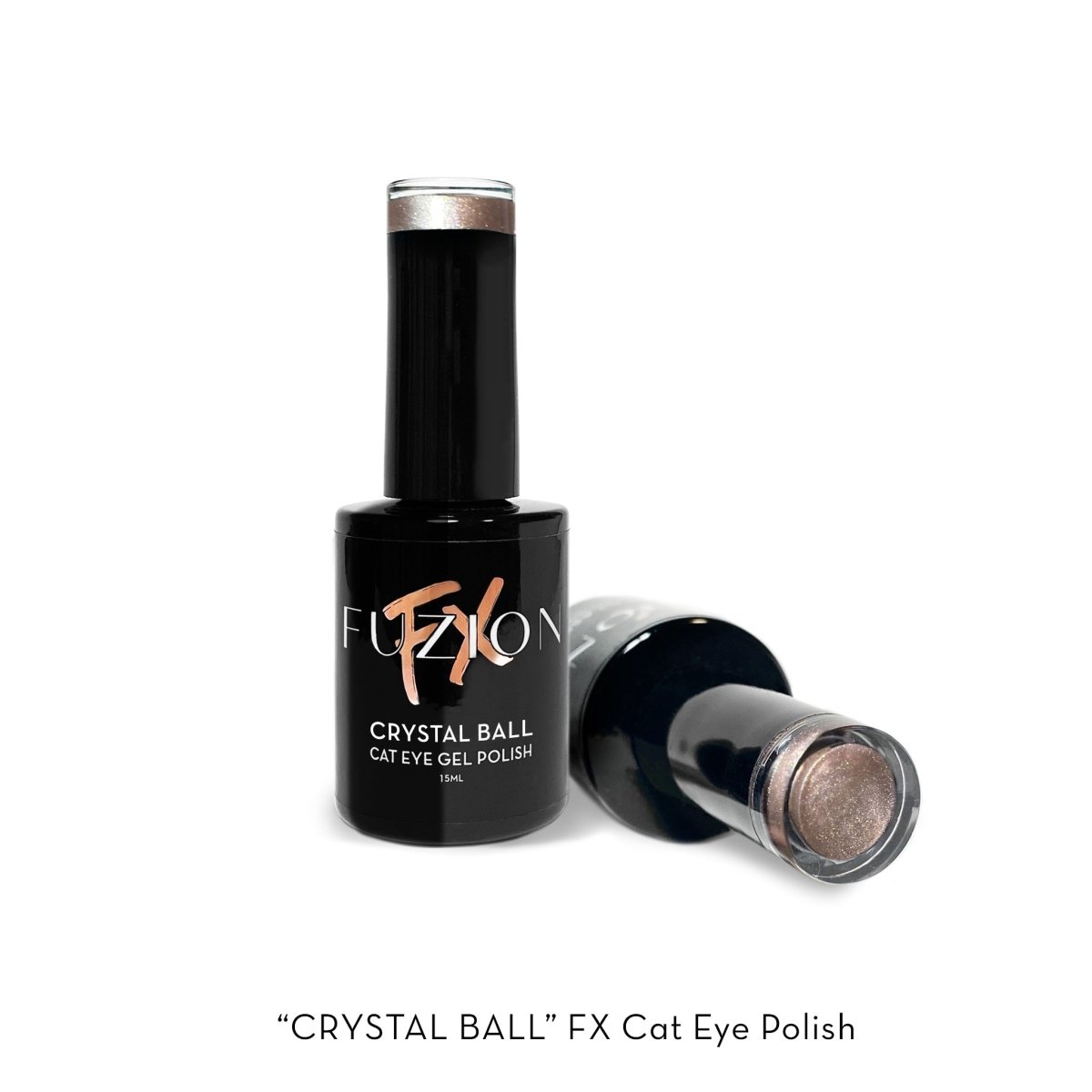 FUZION FX CAT EYE CRYSTAL BALL HEMA FREE GEL POLISH 15 ML - Purple Beauty Supplies