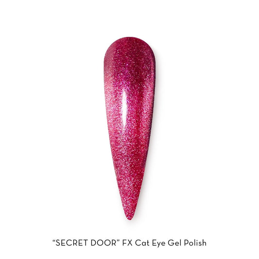 FUZION FX CAT EYE SECRET DOOR HEMA FREE GEL POLISH 15 ML - Purple Beauty Supplies