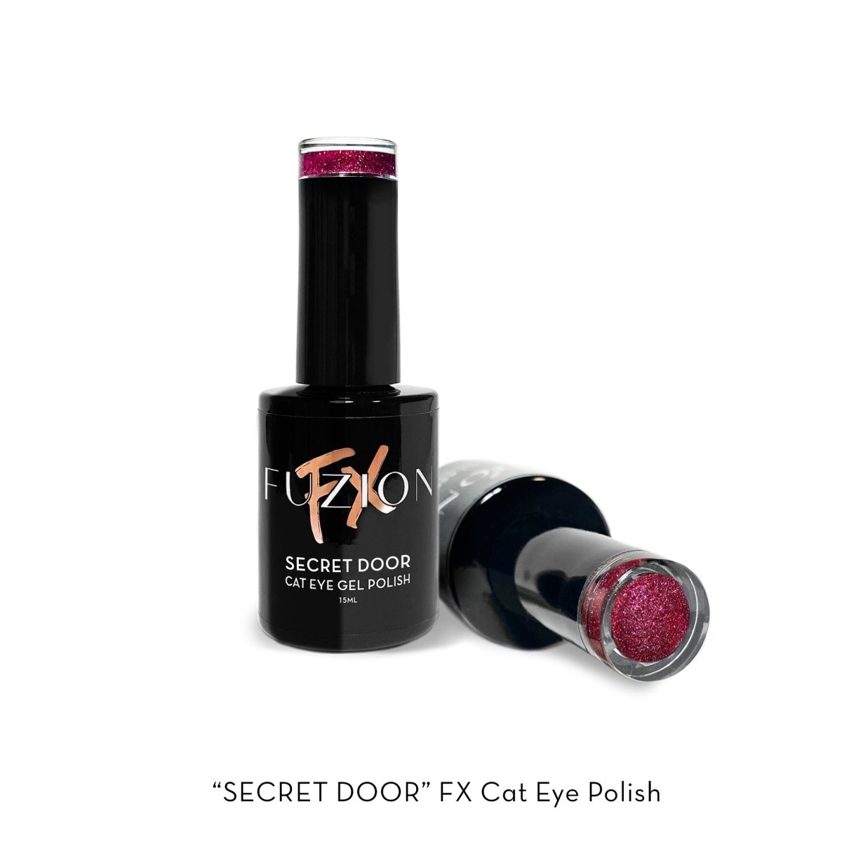 FUZION FX CAT EYE SECRET DOOR HEMA FREE GEL POLISH 15 ML - Purple Beauty Supplies