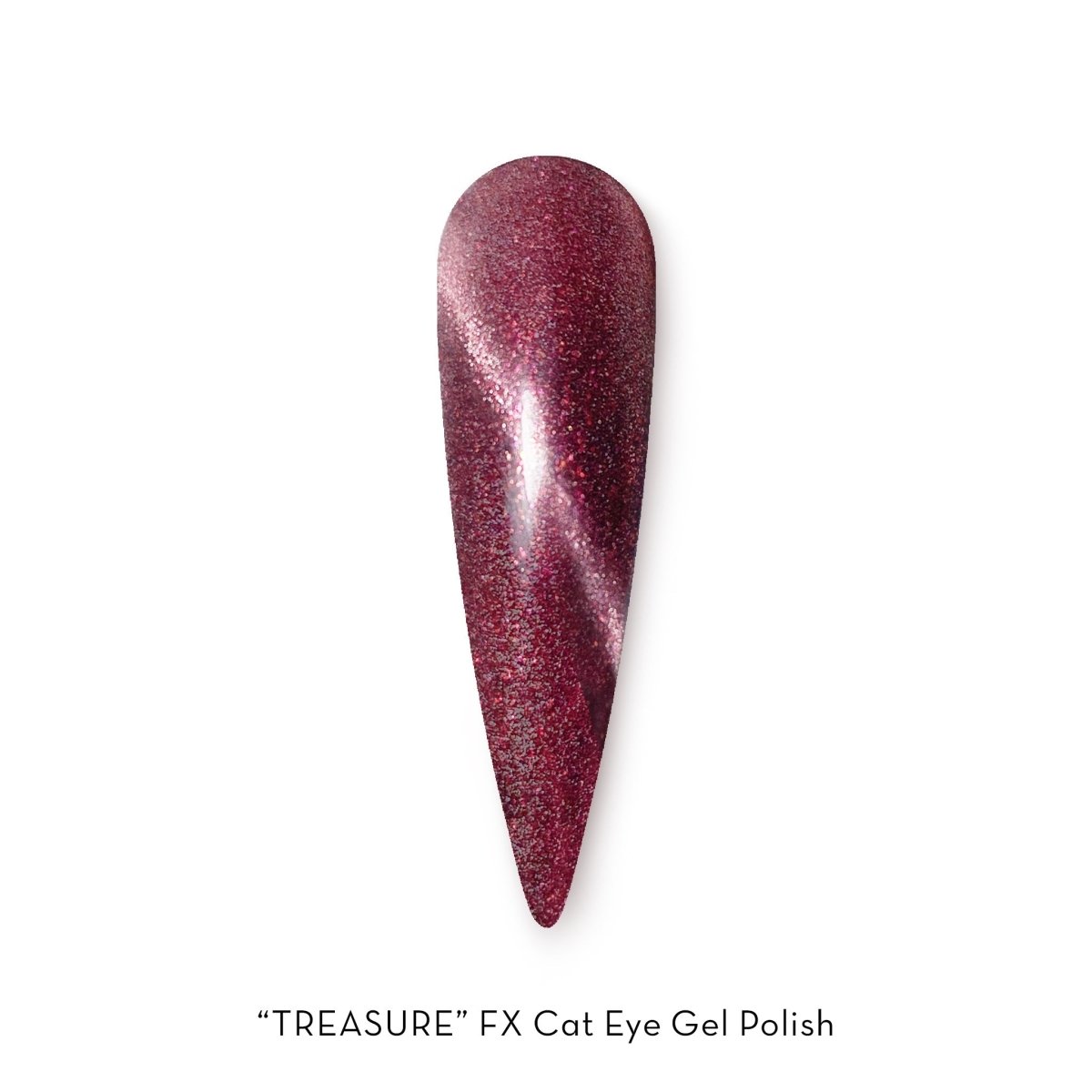 FUZION FX CAT EYE TREASURE HEMA FREE GEL POLISH 15 ML - Purple Beauty Supplies