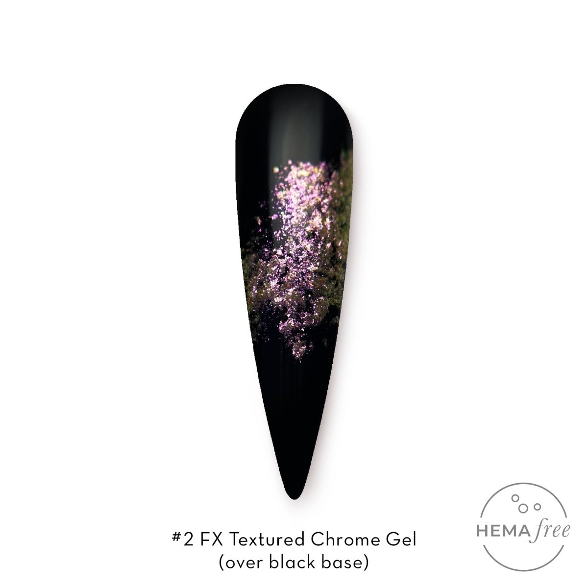 FUZION FX TEXTURED CHROME #2 GEL 5 G - Purple Beauty Supplies