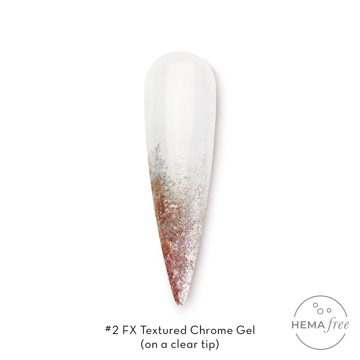 FUZION FX TEXTURED CHROME #2 GEL 5 G - Purple Beauty Supplies