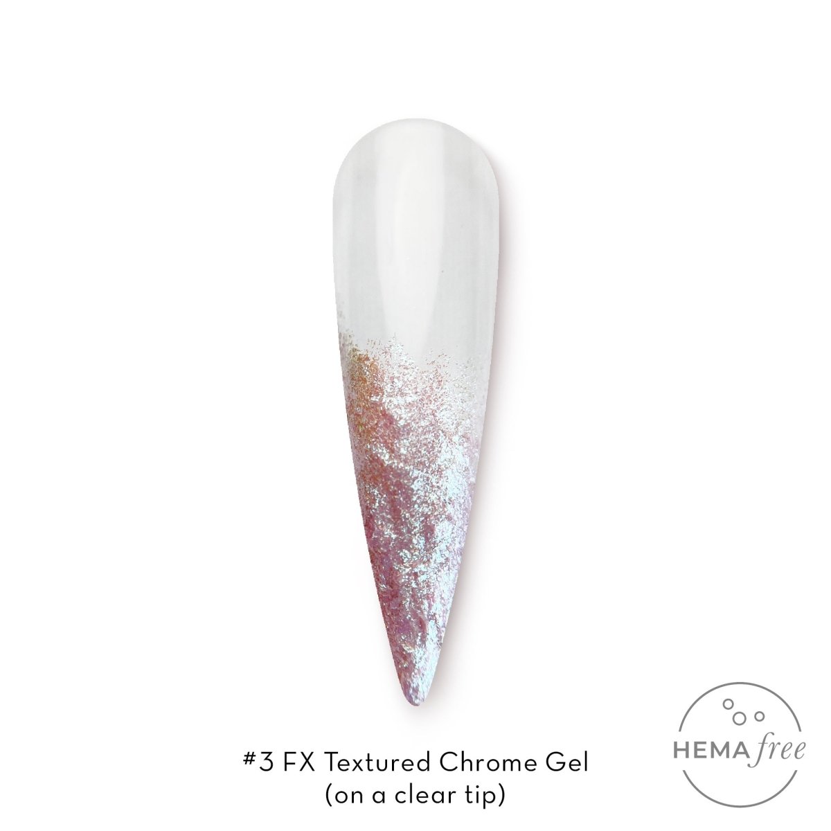 FUZION FX TEXTURED CHROME #3 GEL 5 G - Purple Beauty Supplies