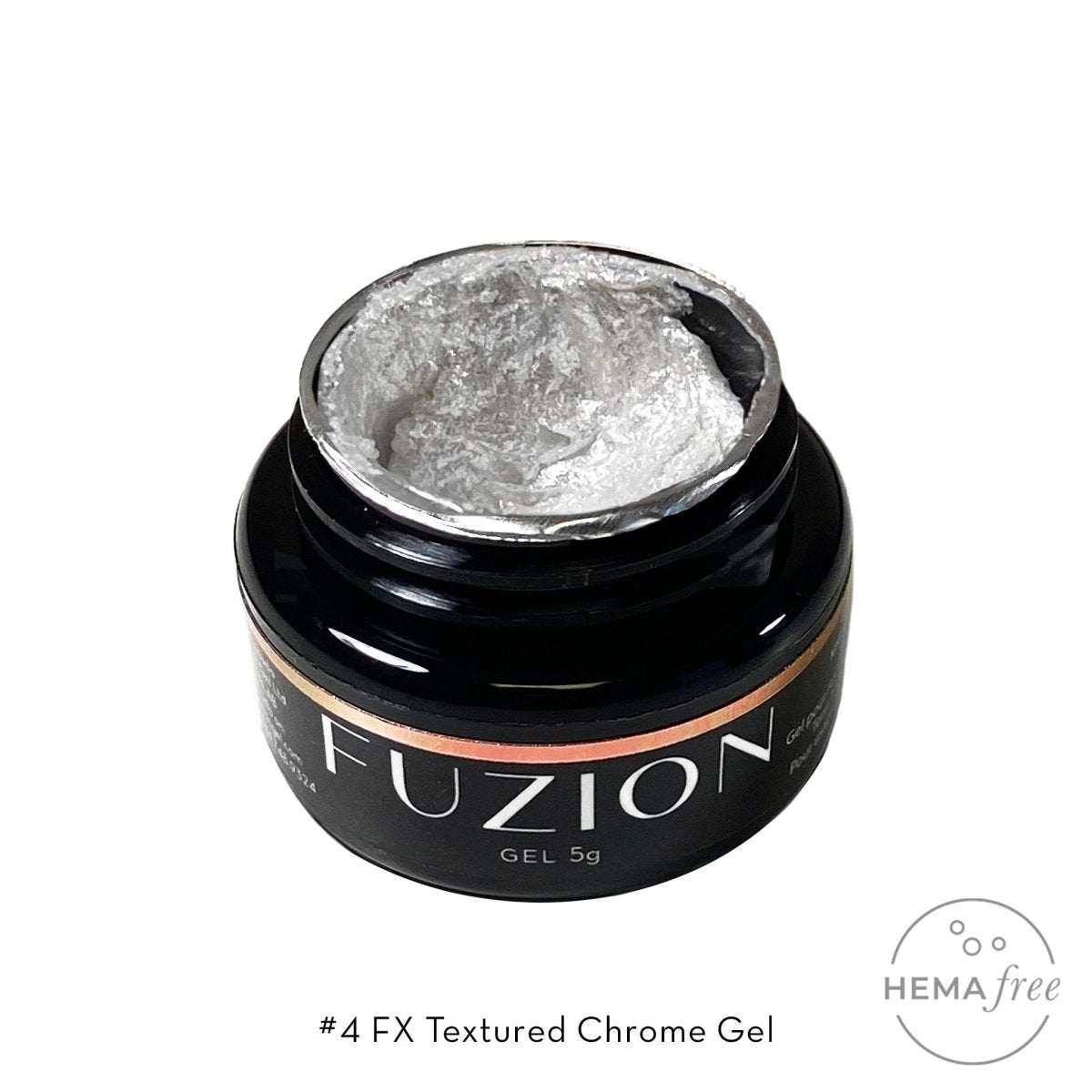 FUZION FX TEXTURED CHROME #4 GEL 5 G - Purple Beauty Supplies