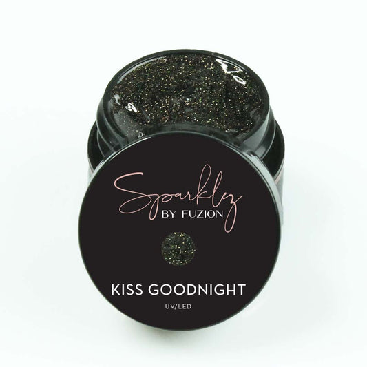 *FUZION SPARKLEZ KISS GOODNIGHT UV/LED GEL 15 G - Purple Beauty Supplies