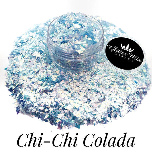GLITTER MIX- CHI-CHI COLADA FLAKES - Purple Beauty Supplies