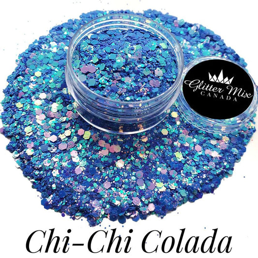 GLITTER MIX- CHI-CHI COLADA GLITTER - Purple Beauty Supplies