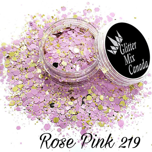 GLITTER MIX- ROSE PINK (OMG COLLECTION) - Purple Beauty Supplies