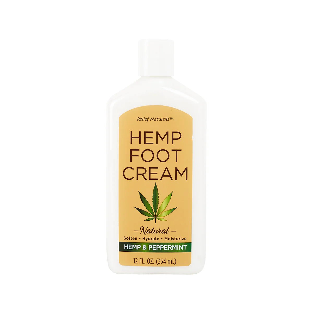 HEMP HEAVEN PEPPERMINT FOOT CREAM 12 OZ. - Purple Beauty Supplies