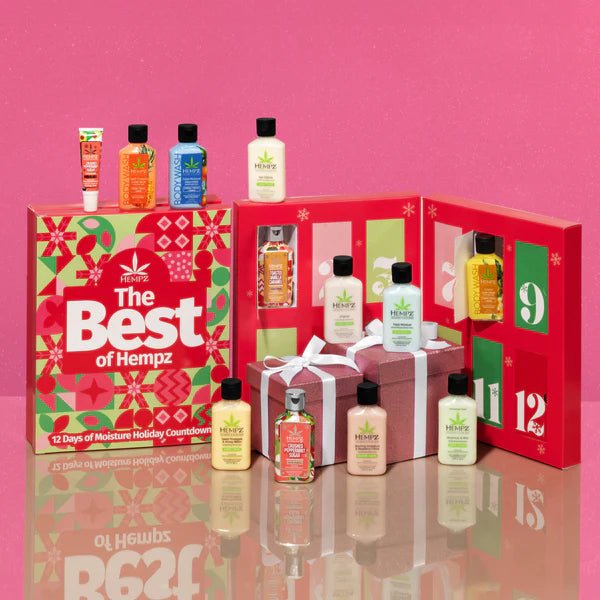 HEMPZ LE BEST OF HEMPZ ADVENT CALANDER MINI GIFT SET 12 P - Purple Beauty Supplies