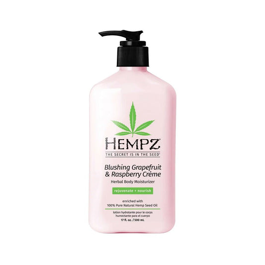 HEMPZ MOISTURIZER BLUSHING GRAPEFRUIT & RASPBERRY 2.25 OZ/66 ML - Purple Beauty Supplies