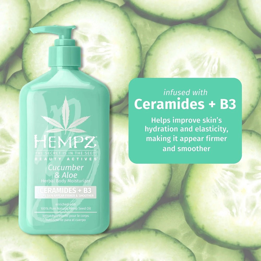 HEMPZ MOISTURIZER CUCUMBER & ALOE 2.25 OZ/65 ML - Purple Beauty Supplies