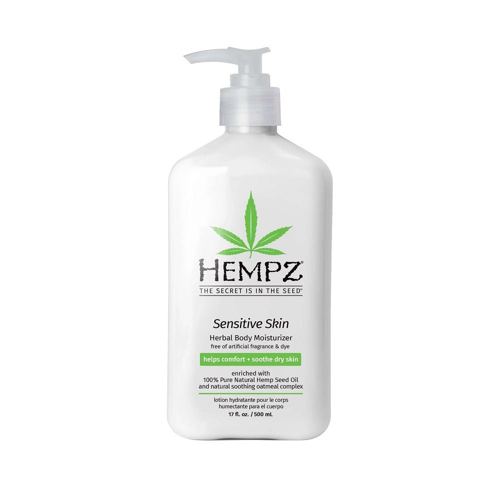 HEMPZ MOISTURIZER SENSITIVE SKIN 17 OZ/500 ML - Purple Beauty Supplies