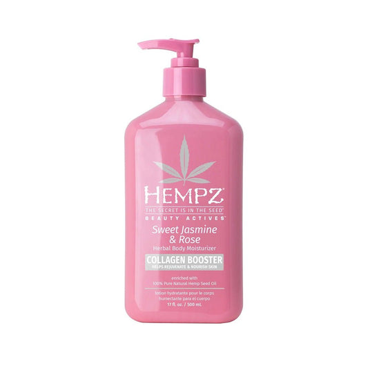 HEMPZ MOISTURIZER SWEET JASMINE & ROSE 17 OZ/500 ML - Purple Beauty Supplies