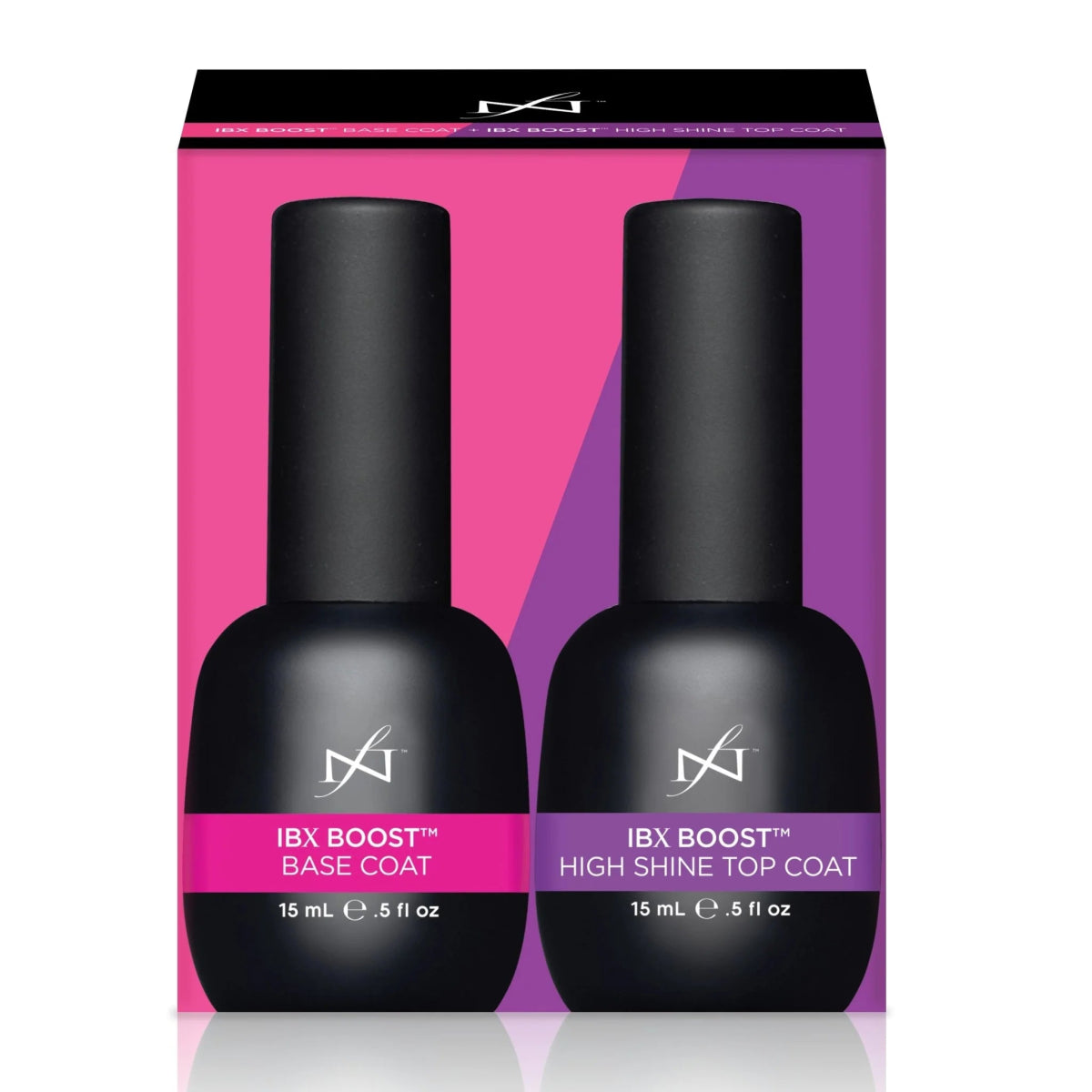 IBX BOOST BASE & TOP COAT DUO - Purple Beauty Supplies