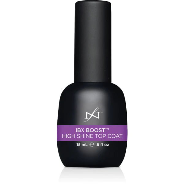 IBX BOOST HIGH SHINE TOPCOAT .5 OZ/15 ML - Purple Beauty Supplies