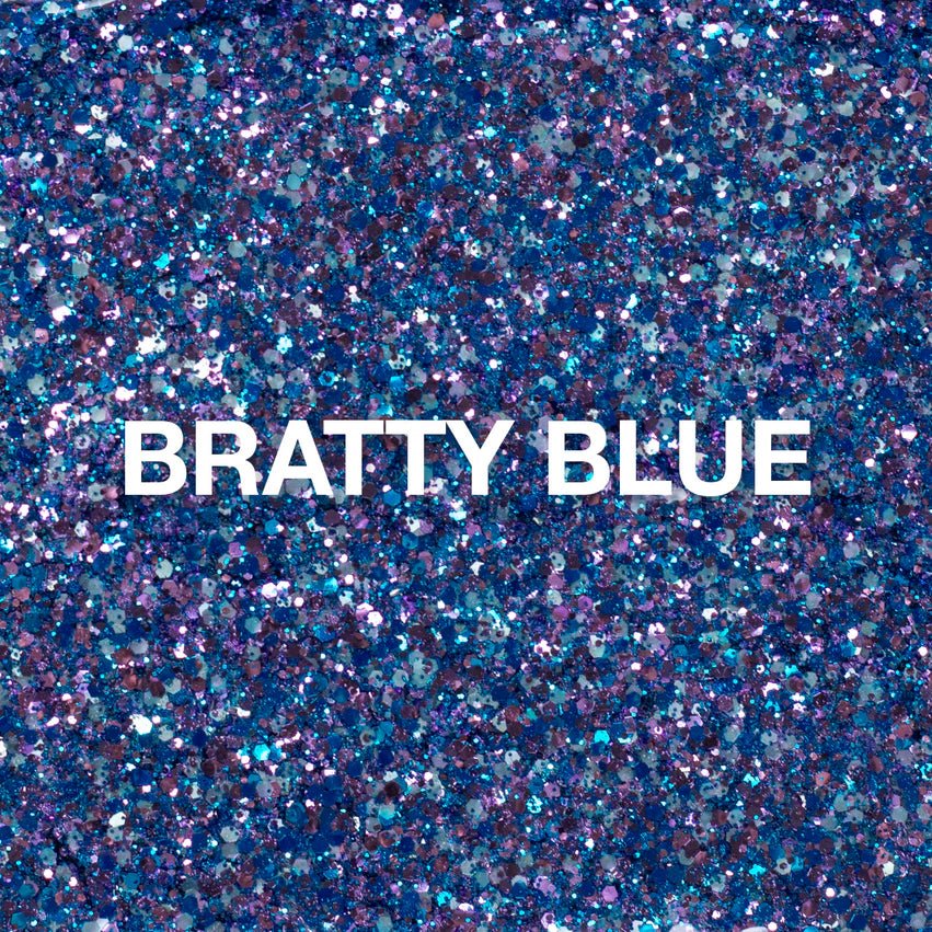 LIGHT ELEGANCE GLITTER GEL BRATTY BLUE 10 ML - Purple Beauty Supplies