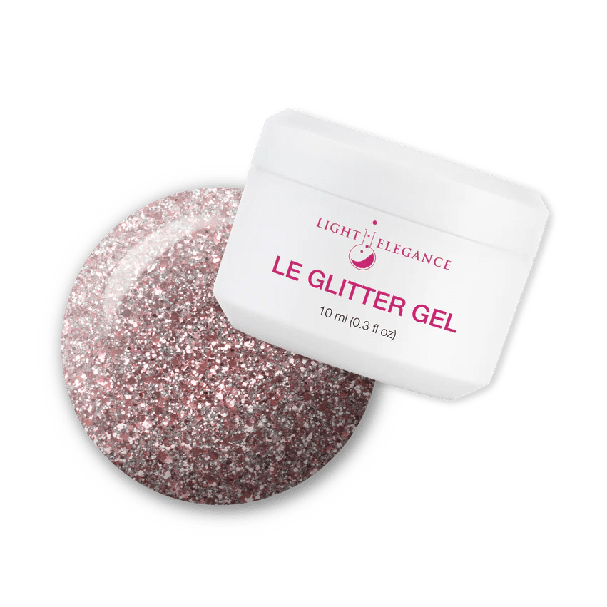 LIGHT ELEGANCE GLITTER GEL HOT AND COLD 10 ML - Purple Beauty Supplies