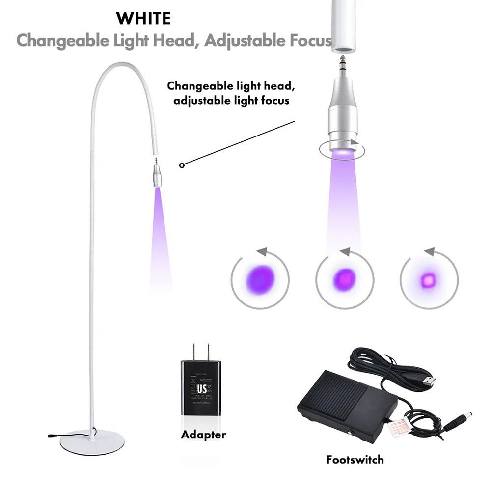 LILY ANNE ULTIMATE UV LASH WHITE FLOOR LAMP - Purple Beauty Supplies