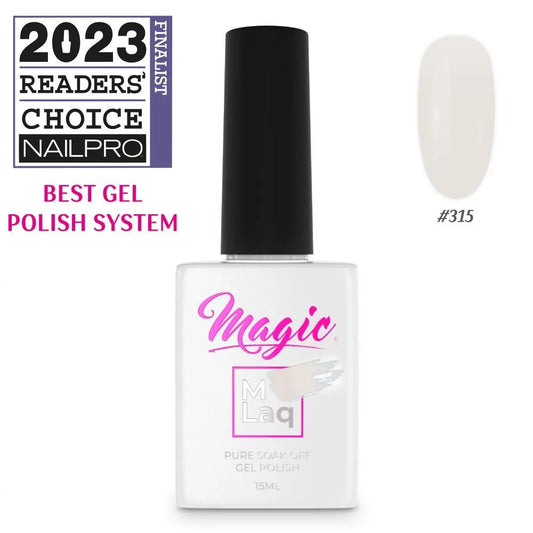 MAGIC GEL MLaq ALMOND MILK #315 - Purple Beauty Supplies