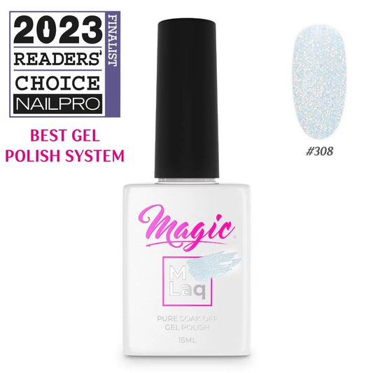 MAGIC GEL MLaq BLAZE #308 - Purple Beauty Supplies