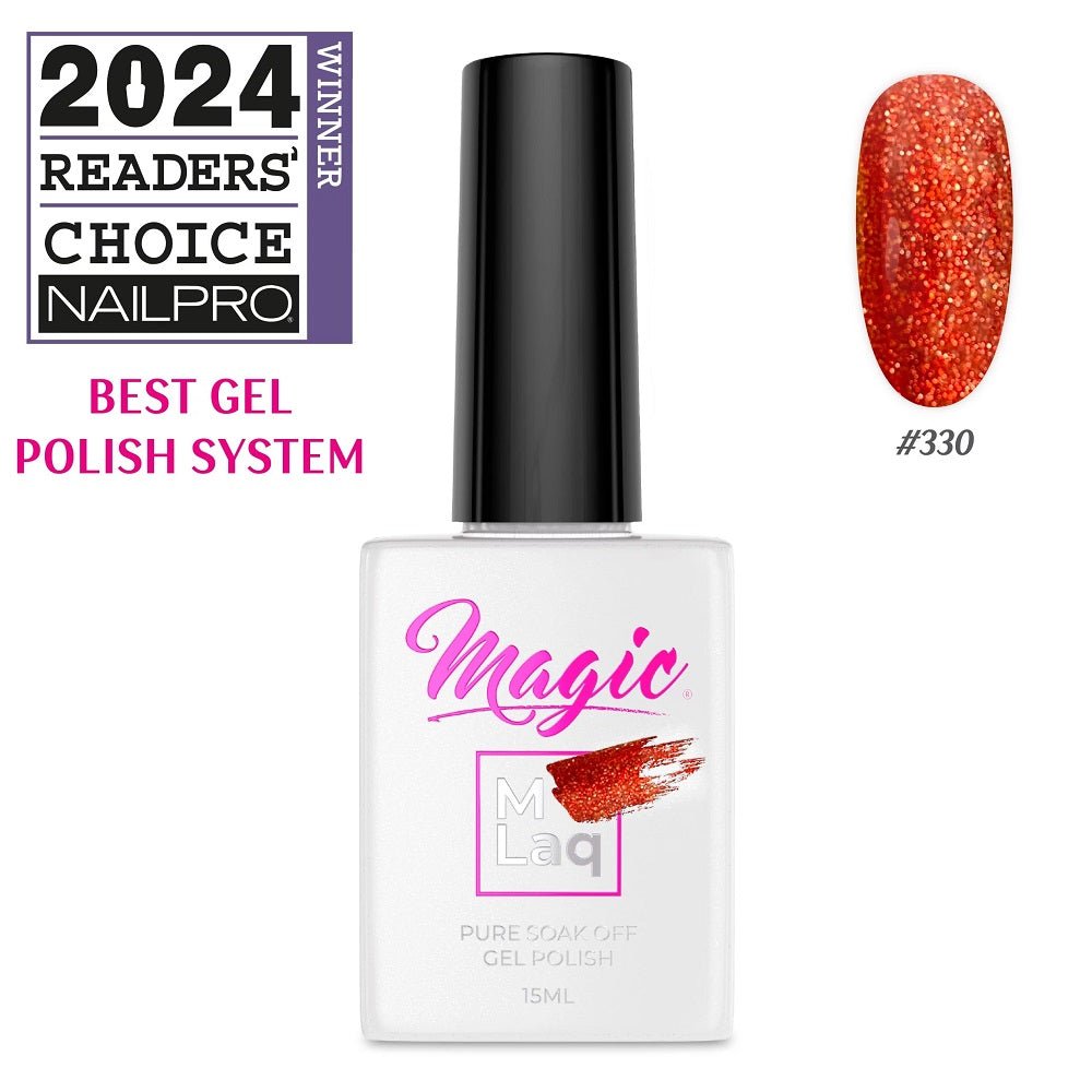 MAGIC GEL MLaq CHRISTMAS BELLS #330 - Purple Beauty Supplies