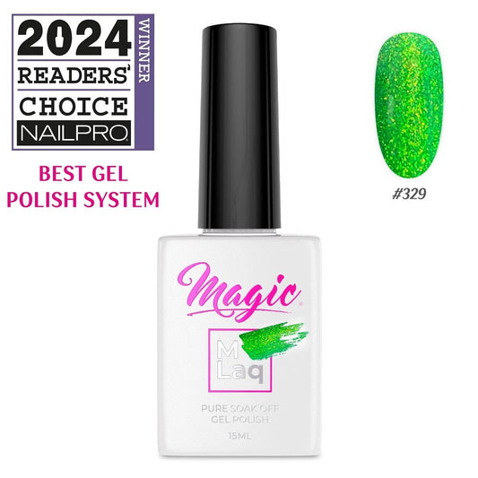 MAGIC GEL MLaq CHRISTMAS EVE #329 - Purple Beauty Supplies