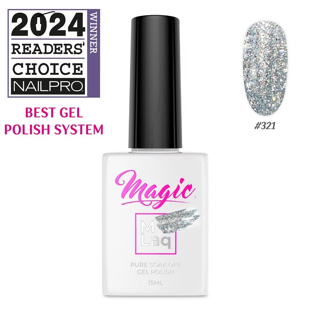 MAGIC GEL MLaq FIREWORKS #321 - Purple Beauty Supplies