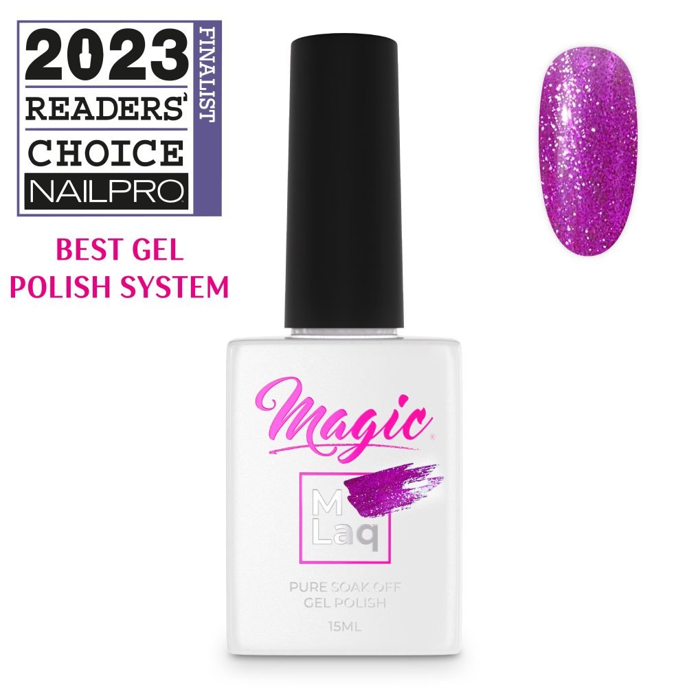 MAGIC GEL MLaq FUCHSIA FLARE #293 - Purple Beauty Supplies