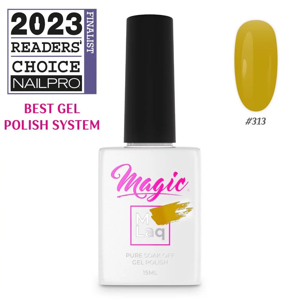 MAGIC GEL MLaq GOLDEN OLIVE #313 - Purple Beauty Supplies