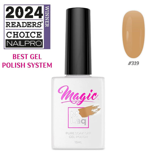 MAGIC GEL MLaq HAZELWOOD #319 - Purple Beauty Supplies